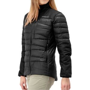 Nordwand Women's Sleek Black Puffer Coat